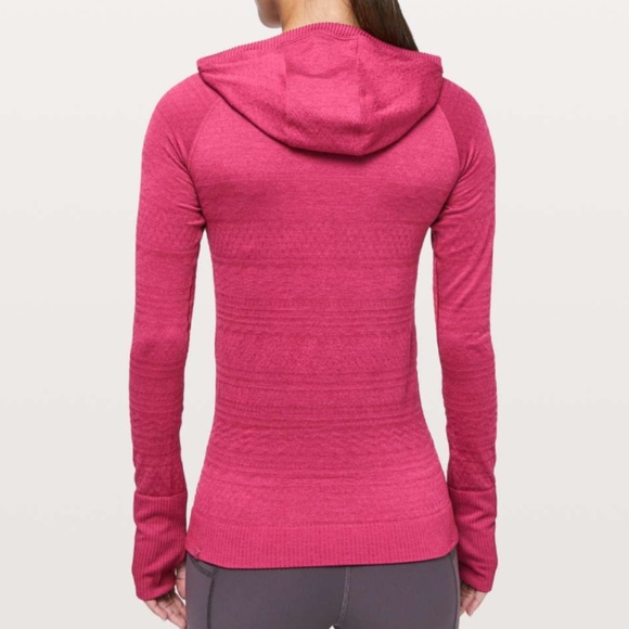 lululemon athletica Tops - Lululemon Rest Less Long Sleeve Pullover Hoodie Pink (Violet Red)